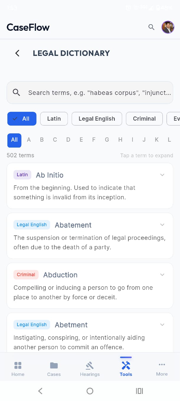 Legal Dictionary